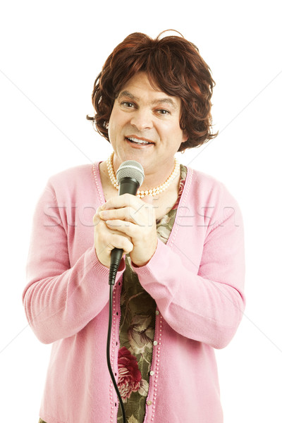 Cross Dressing Impersonator Stock photo © lisafx