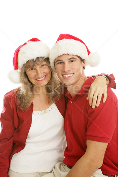 Stock photo: Mother Son Christmas