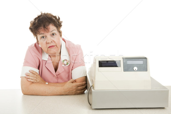 Cashier - Nothing to Do Stock photo © lisafx