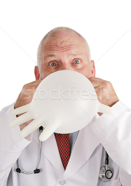 Goofy Doctor Vertical Stock photo © lisafx