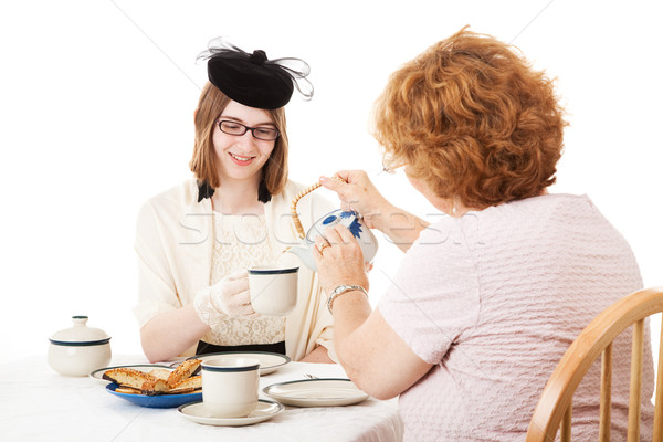 Mom Pours the Tea Stock photo © lisafx