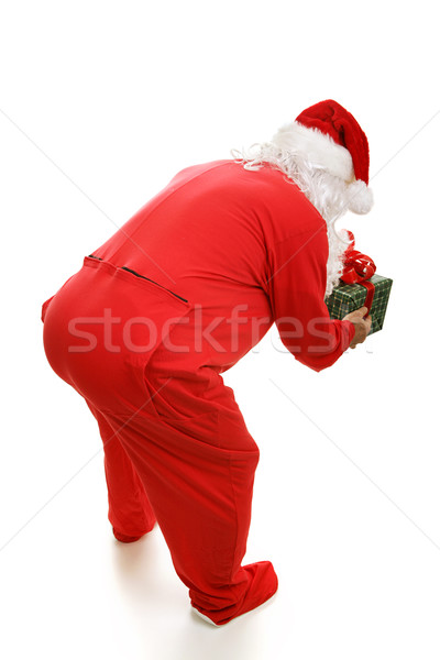 Bedtime Santa from Behind Stock photo © lisafx
