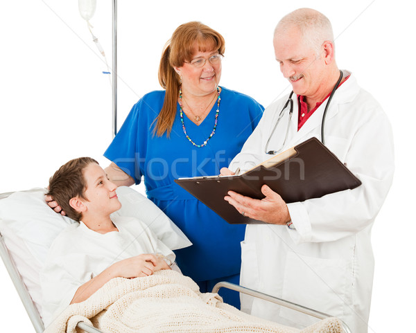 Pediatrician Reviews Chart Stock photo © lisafx