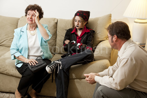 Stock photo: Family Counseling - In Crisis