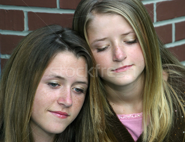 Sad Sisters Stock photo © lisafx