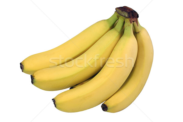 [[stock_photo]]: Parfait · bananes · isolé · impeccable · blanche