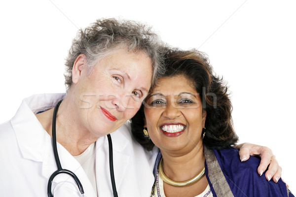 Zdjęcia stock: Lekarza · pacjenta · zaufania · kobiet