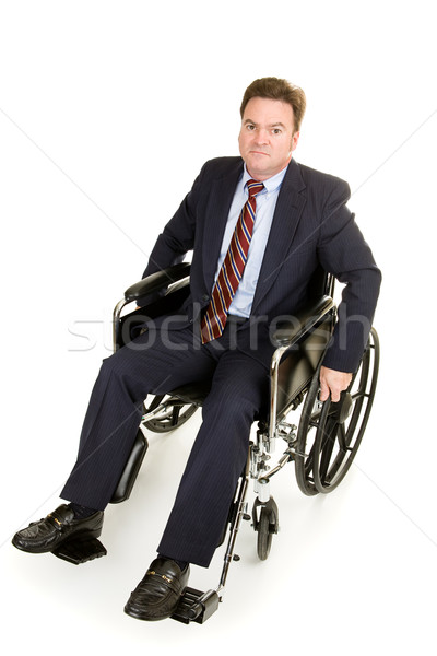 Disabled Businessman - Serious Stock photo © lisafx