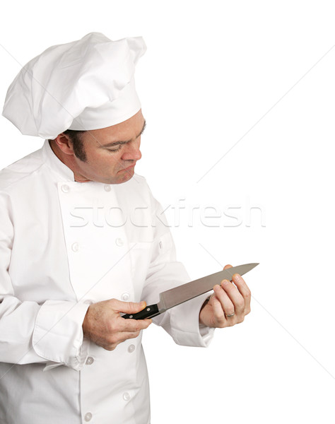 Chef Tests Blade Stock photo © lisafx