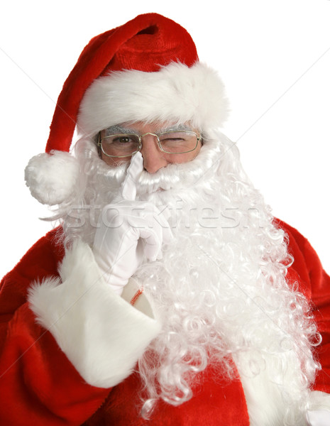 Santa Winks Stock photo © lisafx