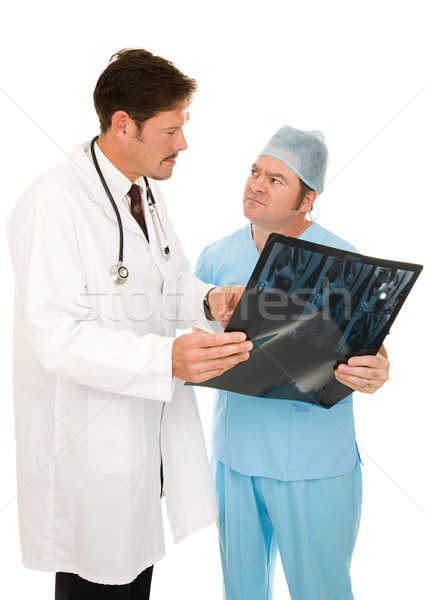 Chirurgisch overleg arts raadpleging chirurg mri Stockfoto © lisafx