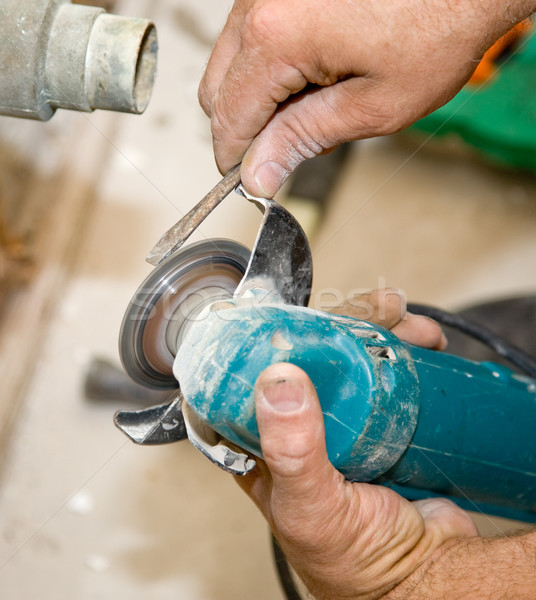 Using Hand Grinder Closeup Stock photo © lisafx