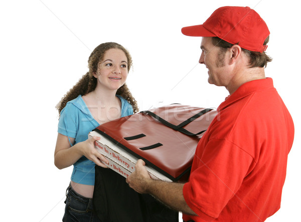 Home Pizza Delivery Stock photo © lisafx