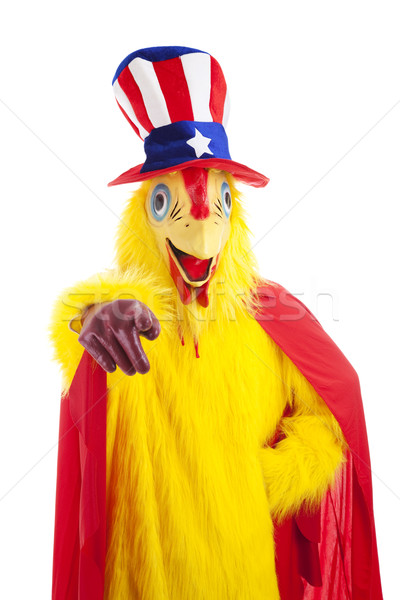 Uncle Chicken Wants You Stock photo © lisafx