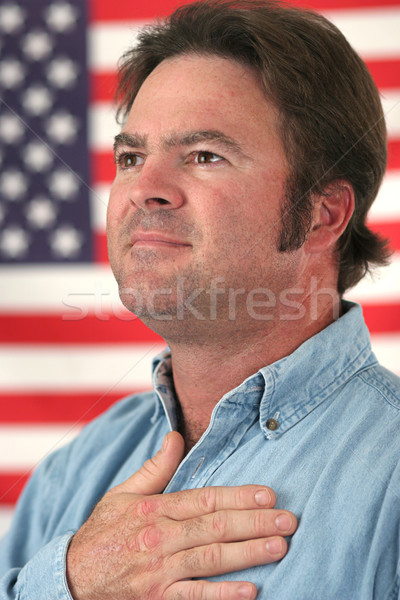 American Man Patriotic Stock photo © lisafx