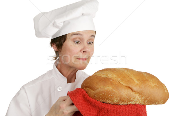 Chef Series - Admiring Bread Stock photo © lisafx