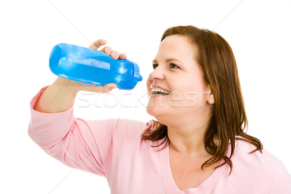 Plus Sized Fitness - Hydration Stock photo © lisafx