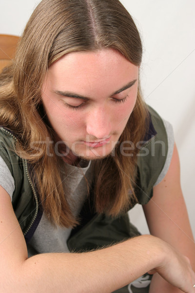 Sad Teen Boy Stock photo © lisafx