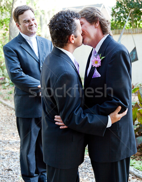 The Wedding Kiss Stock photo © lisafx