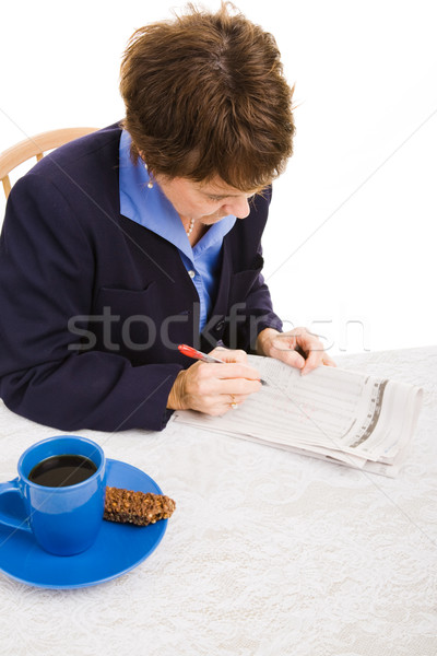 Job Hunting - Doing Research Stock photo © lisafx