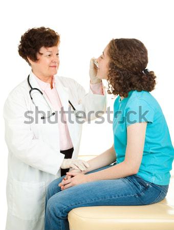 Teen Medical - Blood Pressure Stock photo © lisafx