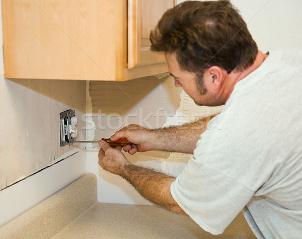 Kitchen Remodel - Electric Stock photo © lisafx