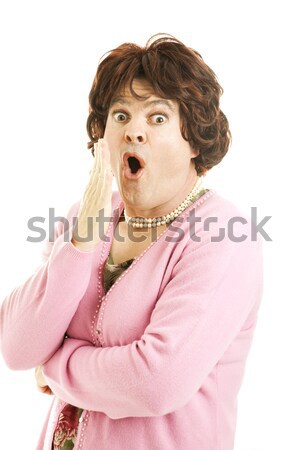 Shocked Female Impersonator Stock photo © lisafx