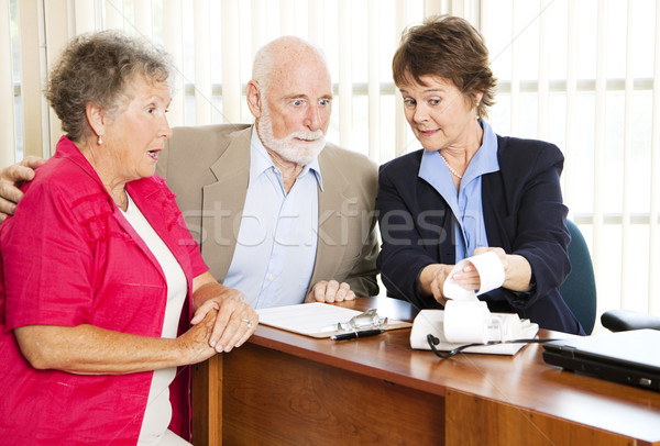 Stock photo: Accountant - Troubling Financial News