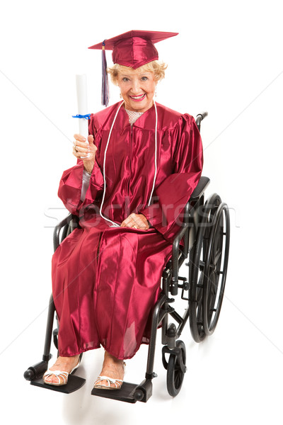 Disabled Senior Graduates College Stock photo © lisafx