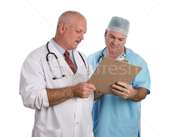 Stock photo: Doctors Confer Together