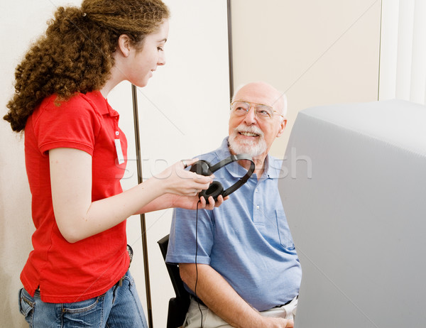 Stock photo: Voting for Hearing Impaired