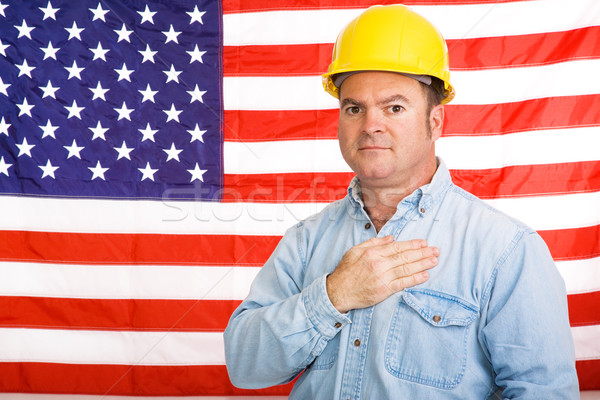 American Worker Pledge Stock photo © lisafx