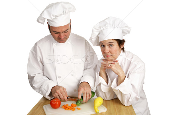 Chef School - Stern Instructor Stock photo © lisafx