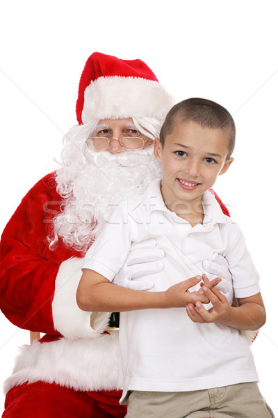 On Santas Lap Stock photo © lisafx