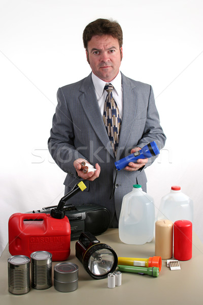 Stock photo: Hurricane Kit - Flashlight