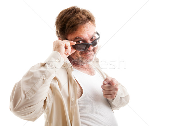 разведенный человека кризис Солнцезащитные очки Cool Сток-фото © lisafx