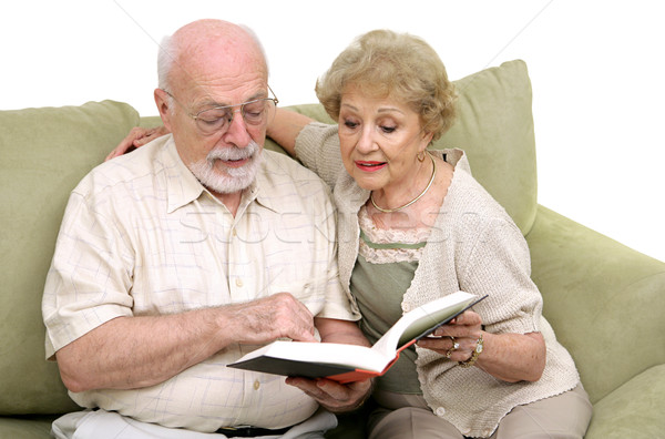 Stockfoto: Lezing · samen · aantrekkelijk · tijd · geïsoleerd