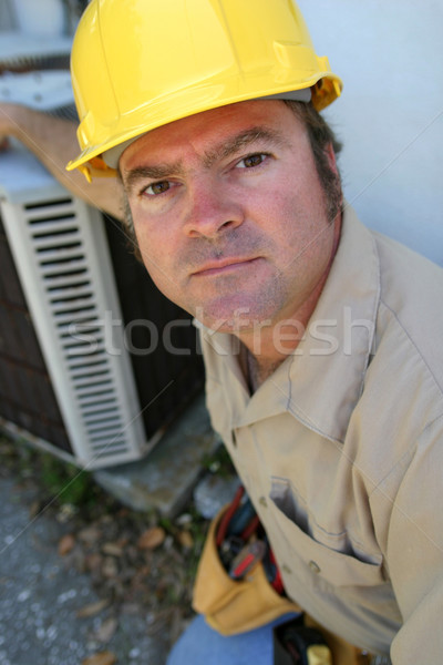 Serious Looking AC Tech Stock photo © lisafx