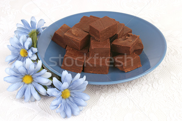 Fudge & Flowers Stock photo © lisafx