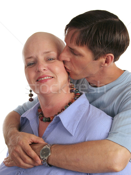 Gyengéd törődés nő támogató szerető férj Stock fotó © lisafx