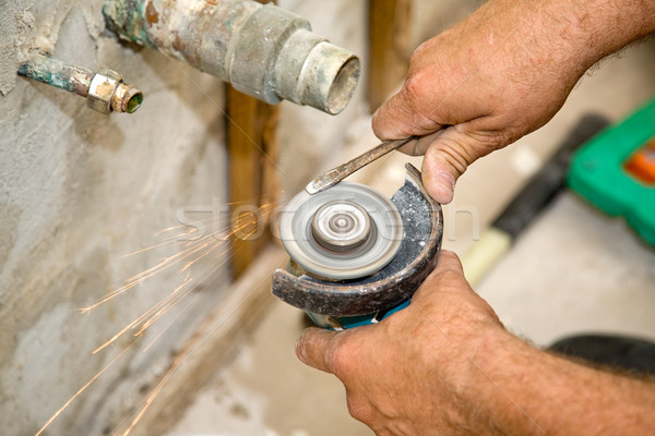 Plumbing - Sparks Fly Stock photo © lisafx