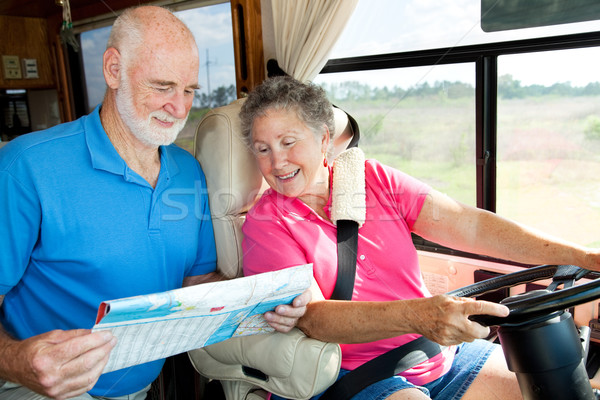 RV Seniors - Where To? Stock photo © lisafx