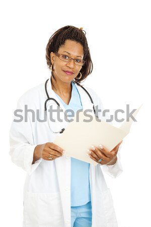 Female Physician Isolated Stock photo © lisafx