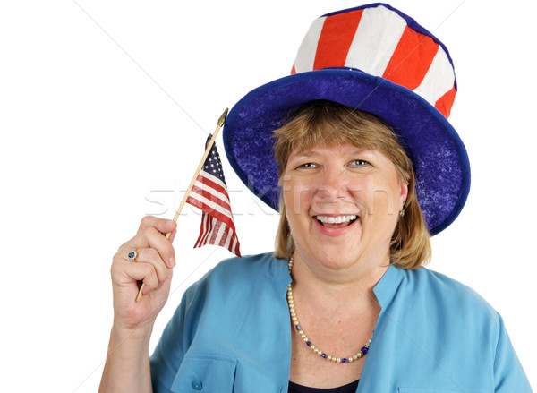 Militari moglie entusiasta sostegno felice Foto d'archivio © lisafx