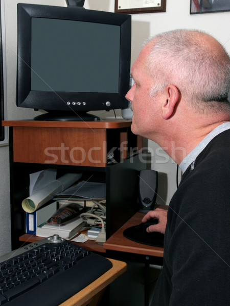 Meteorologist At Work Stock photo © lisafx