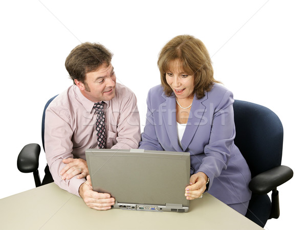 Business Colleagues - Surprise Stock photo © lisafx