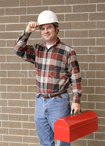 Working Man Tips Hat Stock photo © lisafx