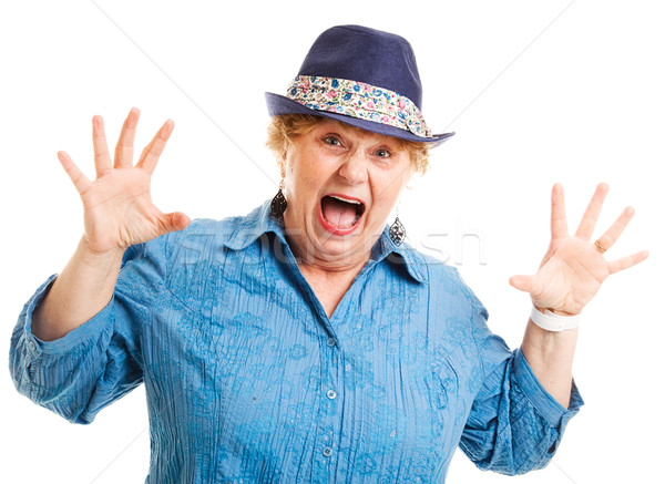 Middle-aged Woman - Fear Stock photo © lisafx