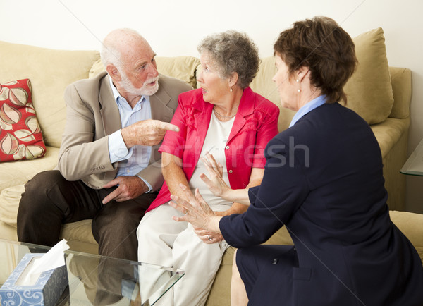 Stock photo: Senior Couples Counseling