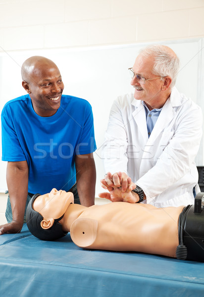 CPR Lessons From Doctor Stock photo © lisafx